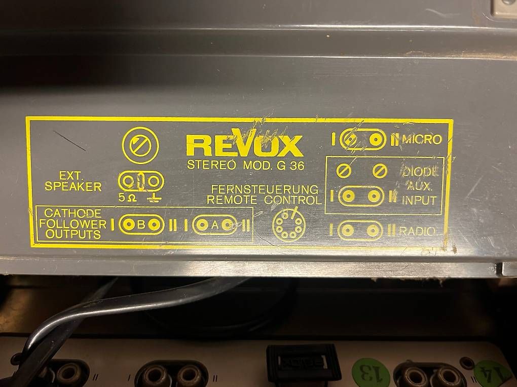 Revox Apparecchi a nastro: REVOX G36 Stéréo  Willi Studer  années 60 recorder – Usato da La Chaux-de-Fonds venduto da Simone1180 3
