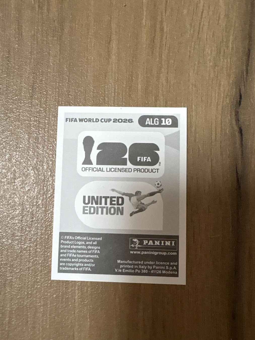 Panini Carte collezionabili: Panini Wm Sticker 2026 ALG10 – Nuovo (secondo la descrizione) da Diessenhofen venduto da Fluempel 1