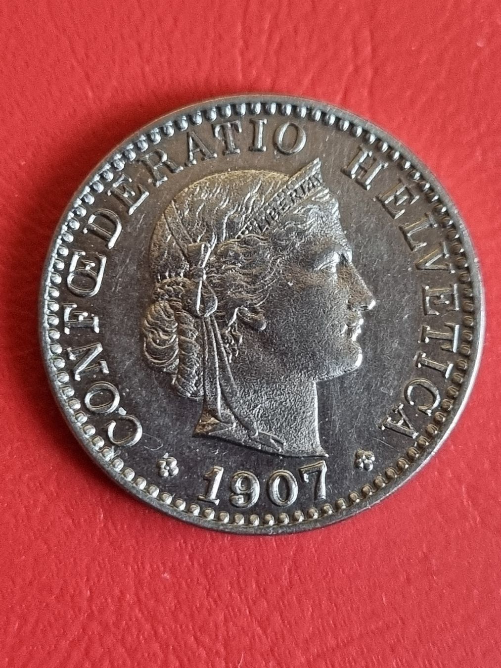 Tutti le monete: 20 RAPPEN SCHWEIZ - JAHR 1907 – Usato da Heimenschwand venduto da rog_p7h9
