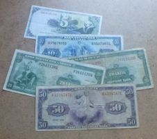 Lot ++ 5 alte Banknoten aus Deutschland