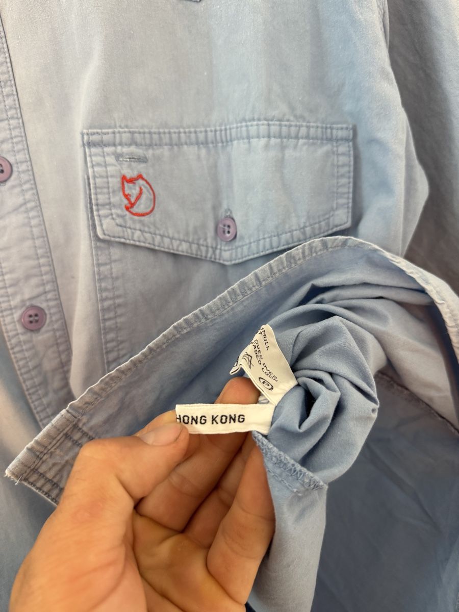 Fjällräven Camicie: Fjällräven Hemd Herren Gr. M, hellblau, oryginal – Usato da Wetzikon ZH venduto da Jan_wojt 5