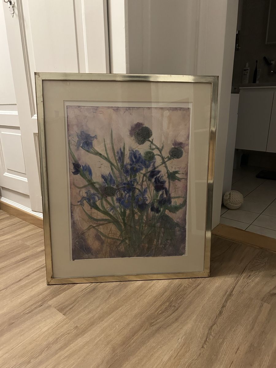 Foto & Immagini: Iris und Disteln Bild J.P. Pernath 18 VI 83 – Usato da Meilen venduto da Stefkil
