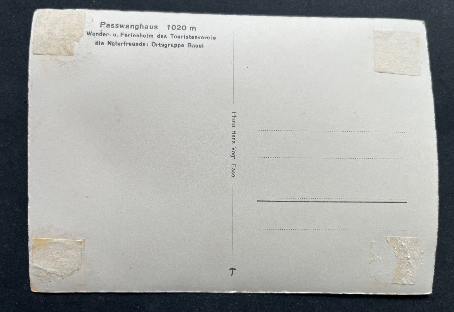 Ansichtskarten: Passwanghaus mit Kellenköpfli, ca. 1950 – Gebraucht aus Ostermundigen von DaxKarten-75 1