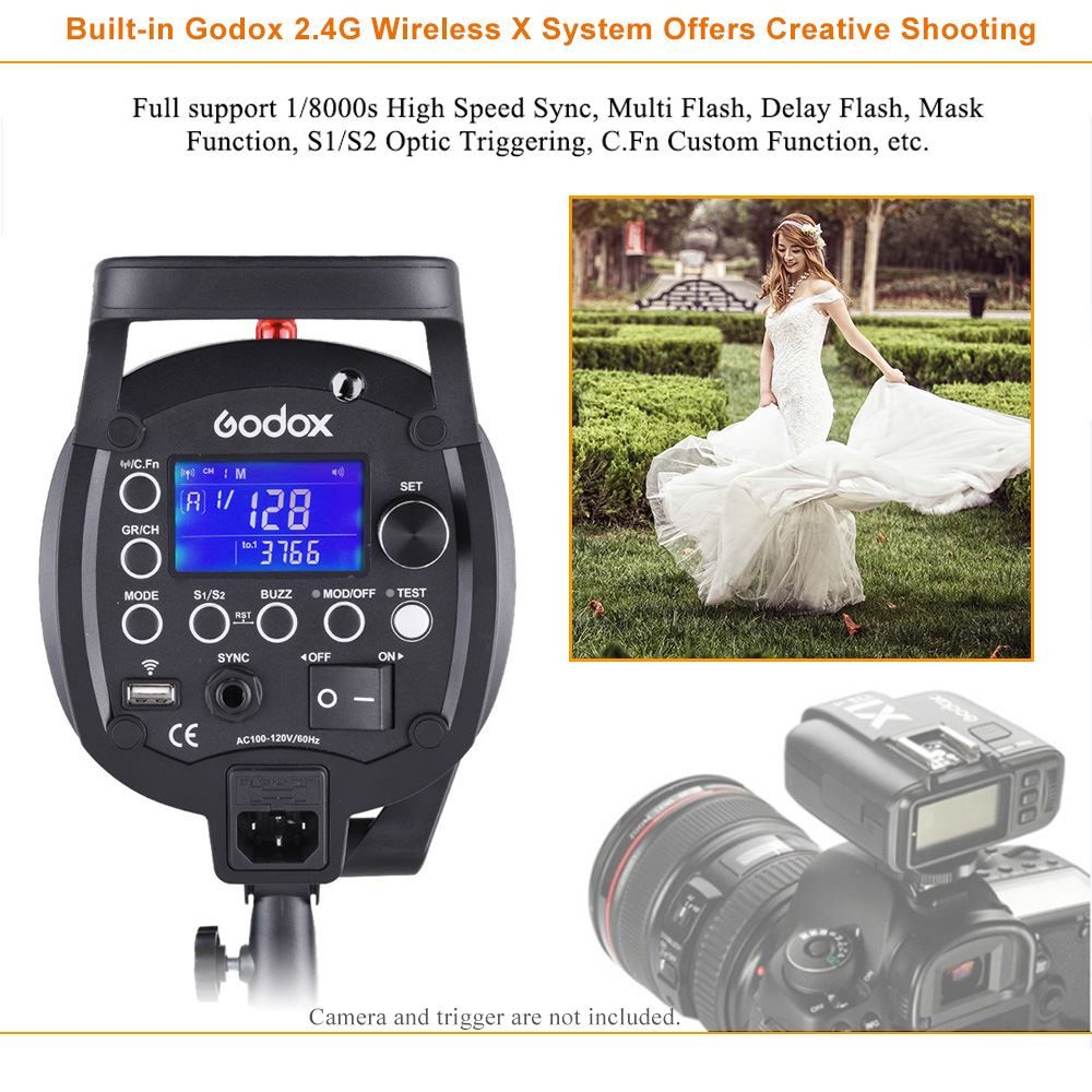Godox Flash: Godox QT600IIM 600WS GN76 Blitzlicht – Nuovo e nell'imballaggio originale da Malans GR venduto da BUYBEST-Schweiz 5