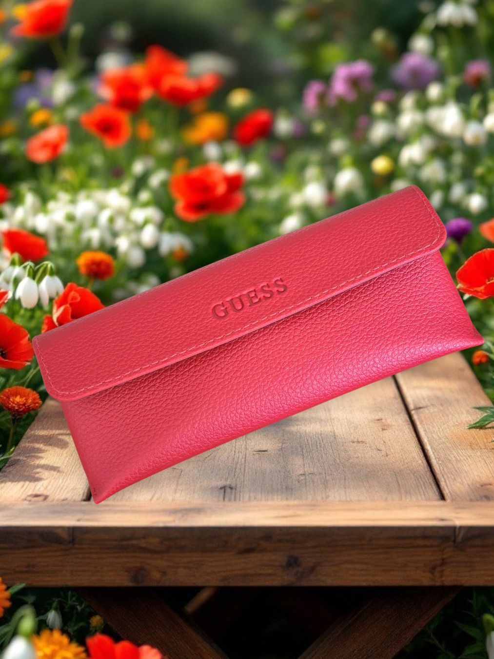 Guess Occhiali & Lenti: (ORIGINAL) ÉTUI lunettes rouge "Guess" – Nuovo e nell'imballaggio originale da Etoy venduto da MyStyleMyMode