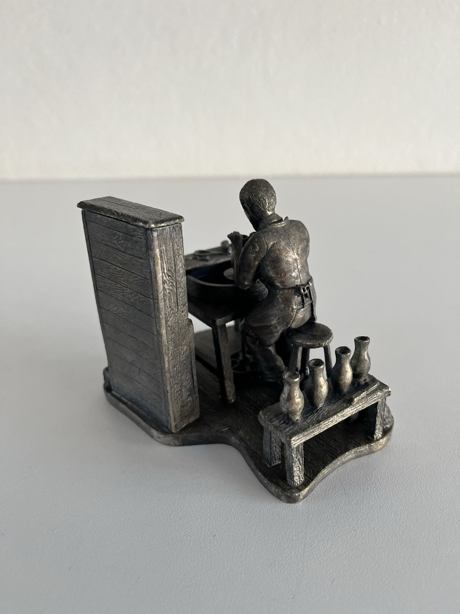 Statuette: Figur aus Zinn – Usato da Wetzikon ZH venduto da seli03 5