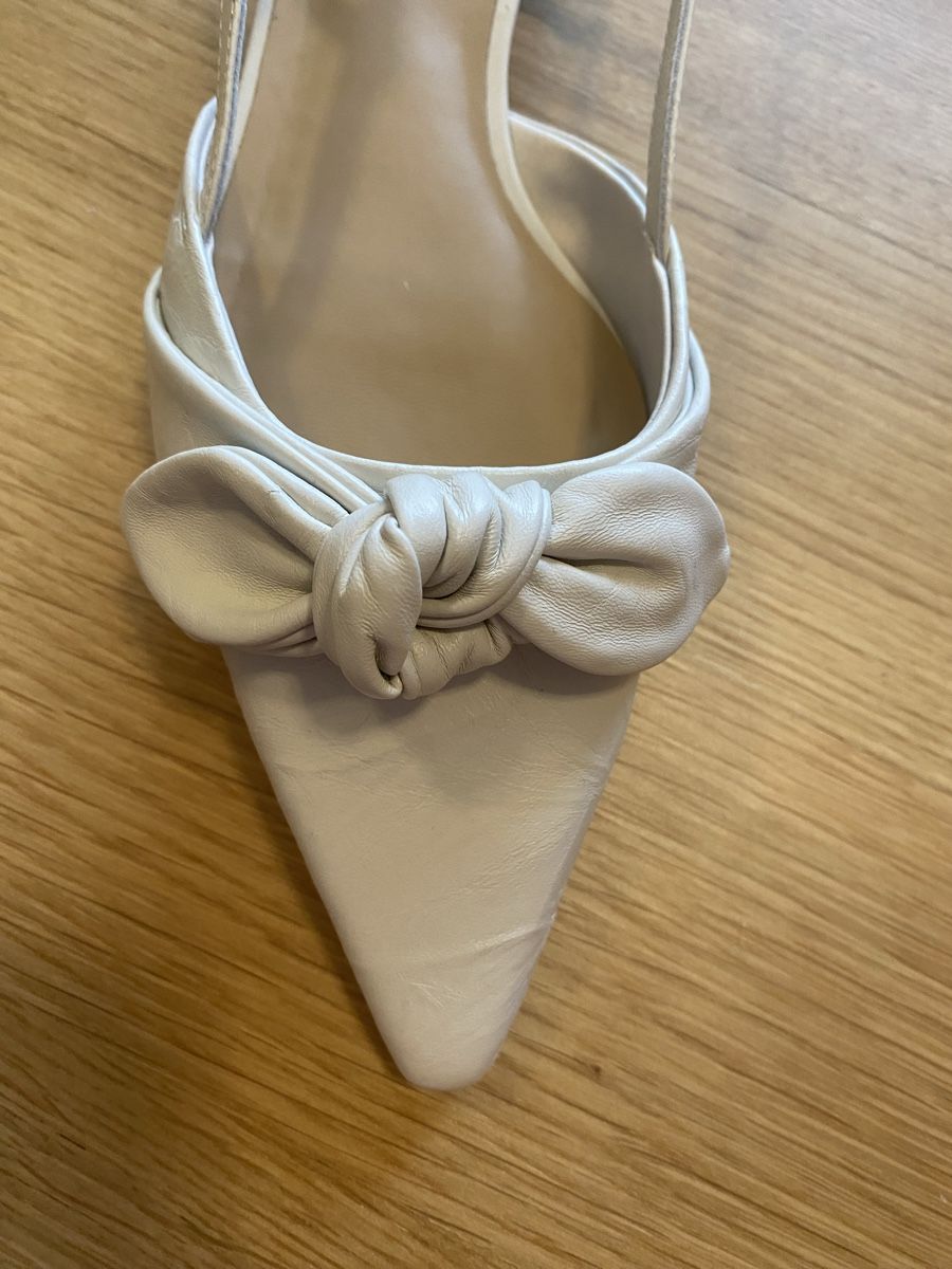 Damenschuhe: Flat Slingback Charles & Keith, creme weiss, Gr. 41 – Neu und originalverpackt aus Emmenbrücke von Leeaa.b 2