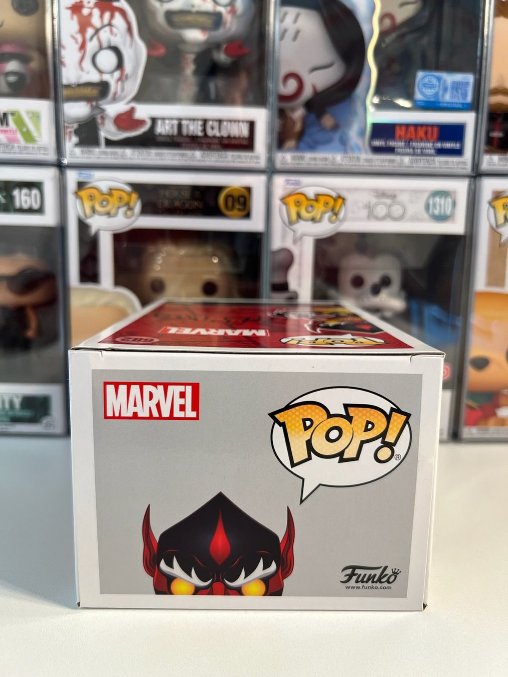 Funko Statuette: Funko POP! Marvel Red Goblin Edition Limitée Fall Convention – Usato da Le Mouret venduto da perfectbijou 4