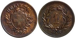 1 Rappen 1906 (AA)