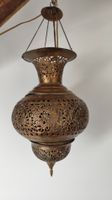 🟤 Antike Orientalische Messinglampe – Hängelaterne