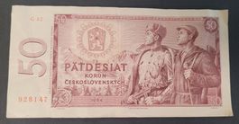 50 KRONEN / TSCHECHOSLOWAKEI 1964