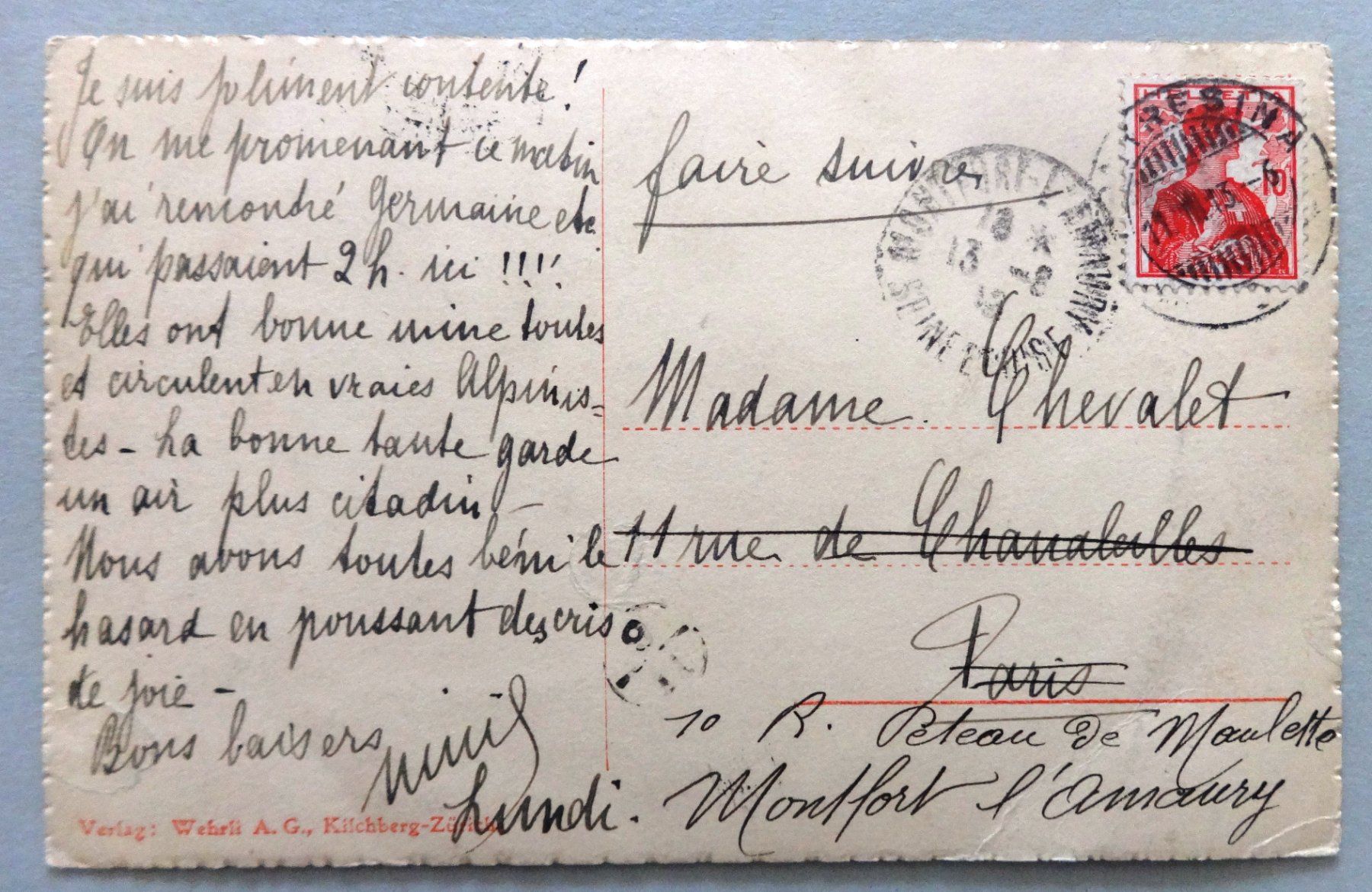 Cartoline postali: Statzersee bei St. Moritz – Difettoso da Fétigny venduto da Billy2miny 1