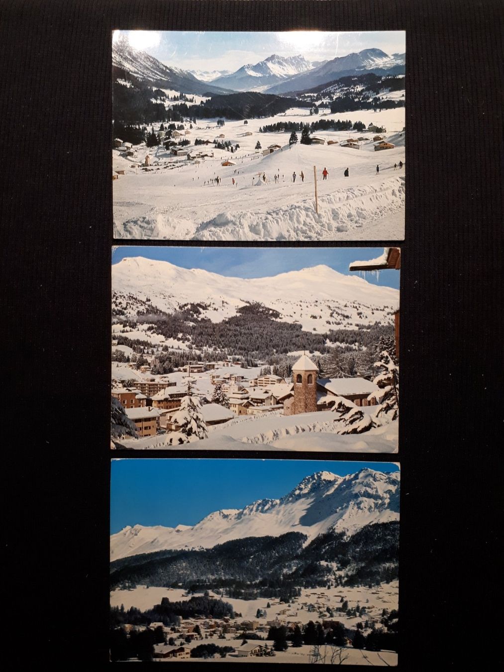 Cartoline postali: 3 AK LENZERHEIDE - WINTER – Usato da Ponto Valentino venduto da giorgia06