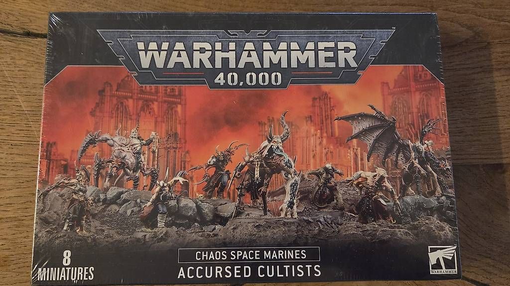 Giocattoli: Warhammer 40k Accursed Cultists inkl.Versand – Usato da Rothrist venduto da Benj1990