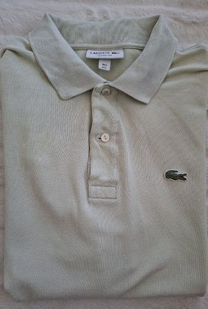 Polo Lacoste homme, taille L, couleur vert clair