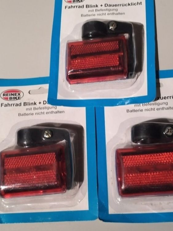 Fahrrad Rücklichter 3 Stück ab Fr. 1.-- ! ! (Neu und originalverpackt ...
