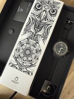 Montre Hoot  Noir & Index Blancs (Neuve, jamais portée)