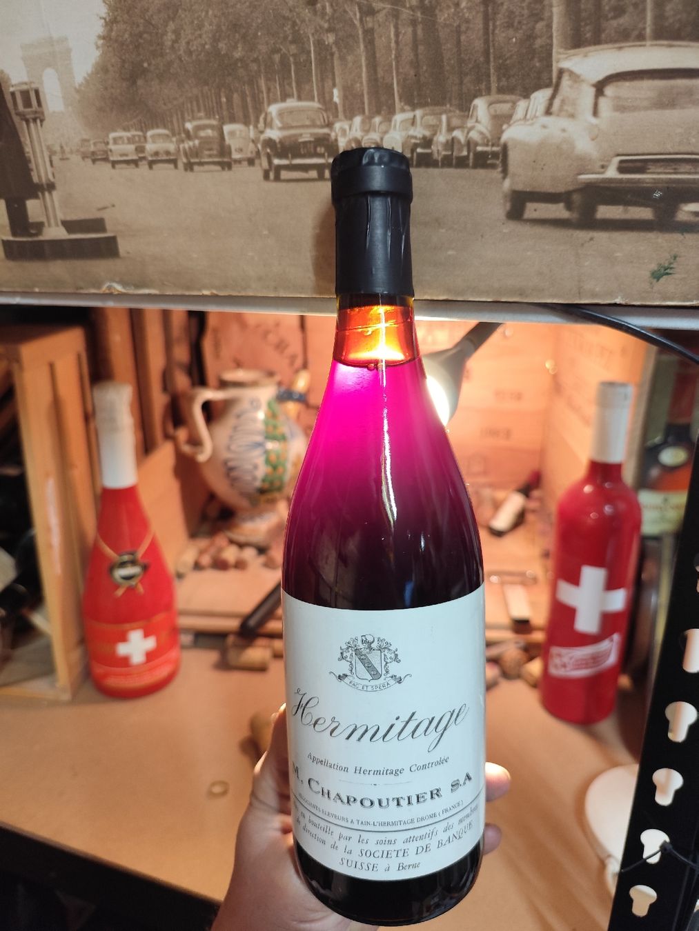 Vino: 1984 Hermitage, M. Chapoutier – Nuovo e nell'imballaggio originale da Büsserach venduto da Vintage-vins 1