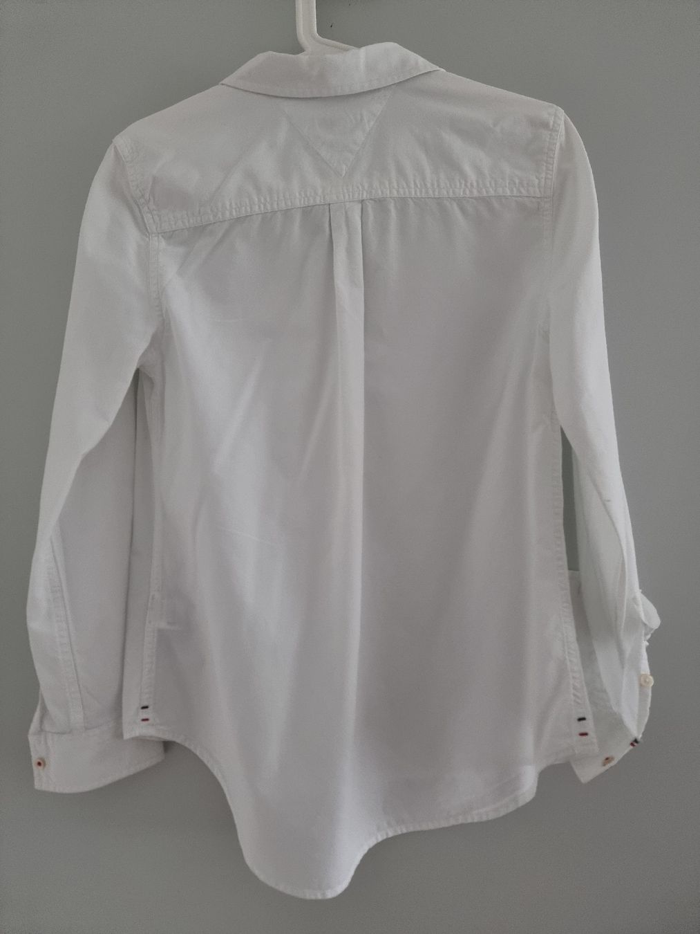 Tommy Hilfiger Camicette: Tommy Hilfiger Hemd Weiss Gr. S – Usato da Uttwil venduto da frosch2711 1