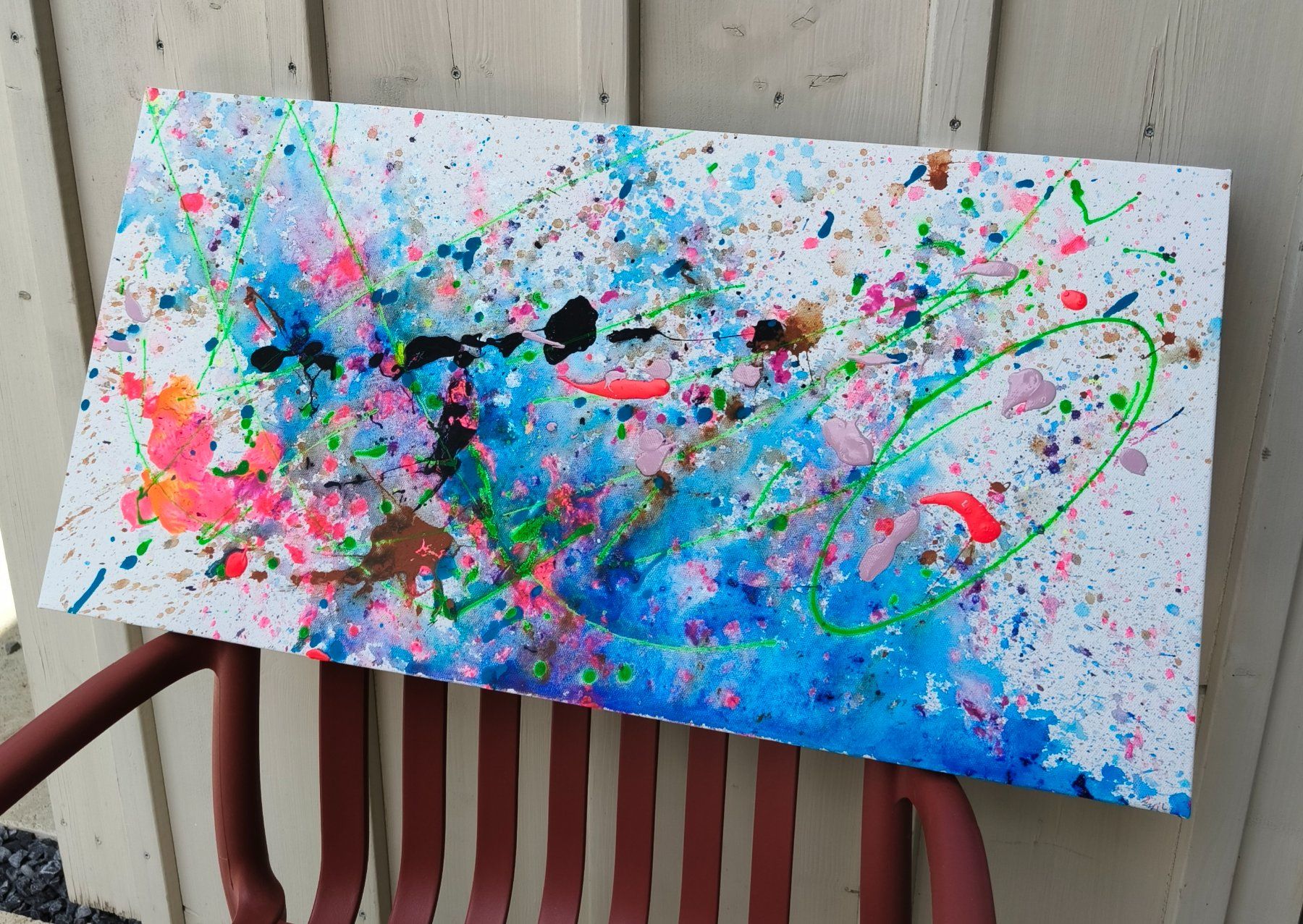 Dipinti: Acryl Bild "Farbklecks" – Usato da Zwieselberg venduto da Stesar01 3