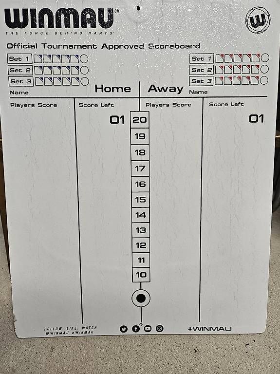 Tableaux: Winmau Schreibtafel – D'occasion à Niederrohrdorf par RainerW79 1