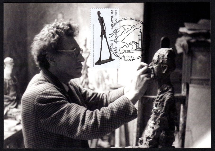 Tous les timbres: Maximumkarte Alberto Giacometti – Neuf (Voir description) à Dottikon par haeusibuh5