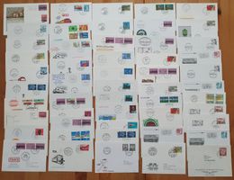 Schweiz: 150 Briefe mit Bahn Stempel oder Couvert Bahn