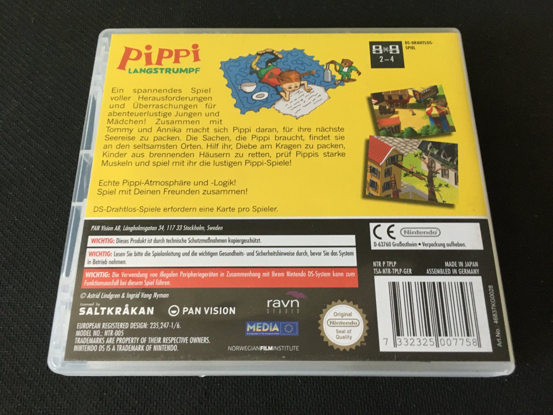 Nintendo Giochi: Pippi Langstrumpf für Nintendo DS – Usato da St.Gallen venduto da Punktchen01 1
