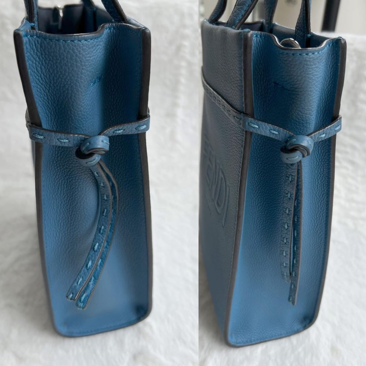 Fendi Taschen: Fendi Handtasche, blaues Leder, Mini Bag – Gebraucht aus Zürich von ClosetKTT 6