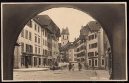 Aarau  Blick gegen Kirche