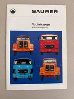 SAURER BERNA Prospekt Lastwagen 27 Seiten