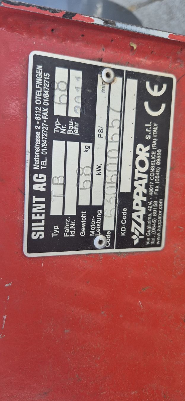 Toutes les machines: Zappator TB 68  Schlegelmulcher – D'occasion à Grenchen par Hzpro 2