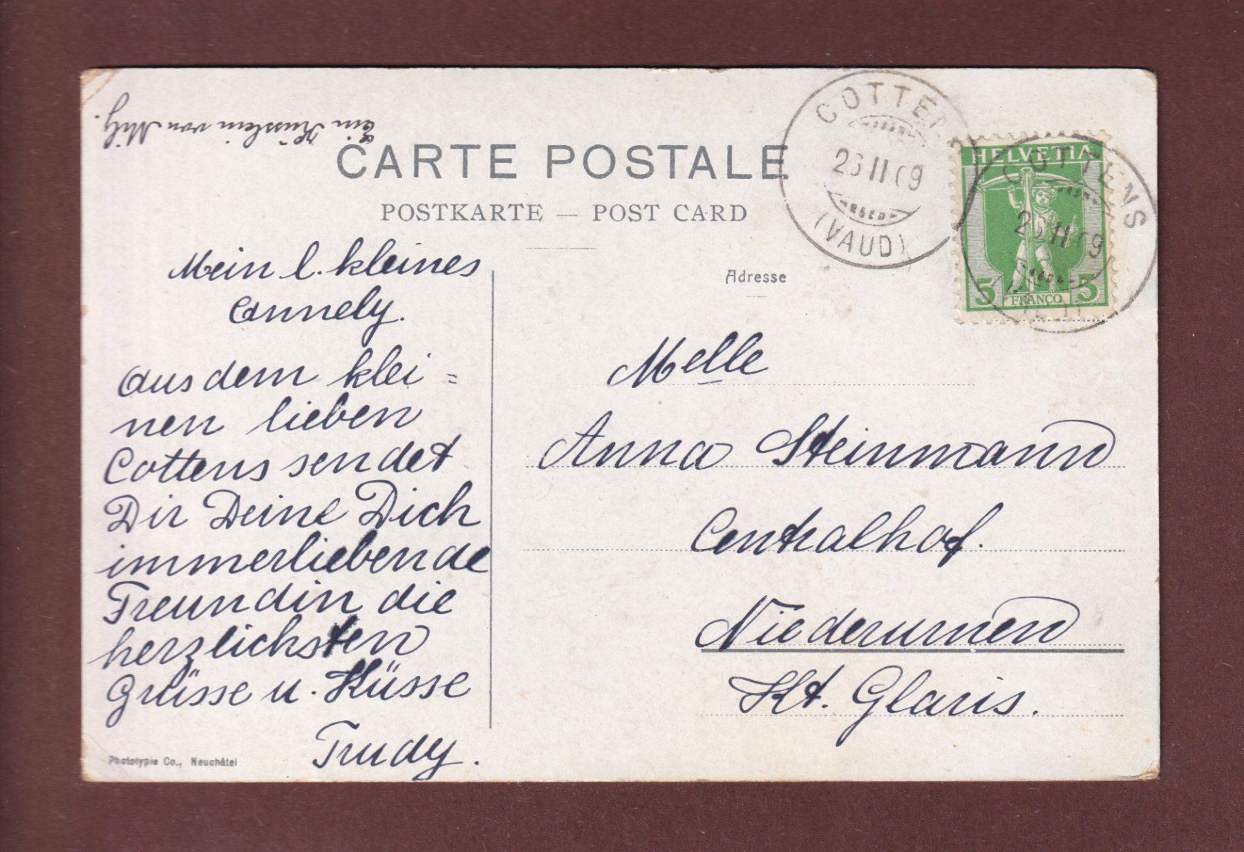 Cartes postales: GENEVE - Kursaal - 1909 – D'occasion à Pully par nicecards-shop 1