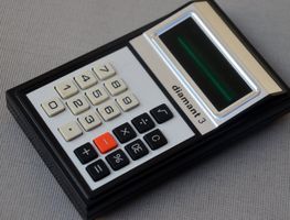 ABM Diamant 3 Taschenrechner /  calculatrice Vintage