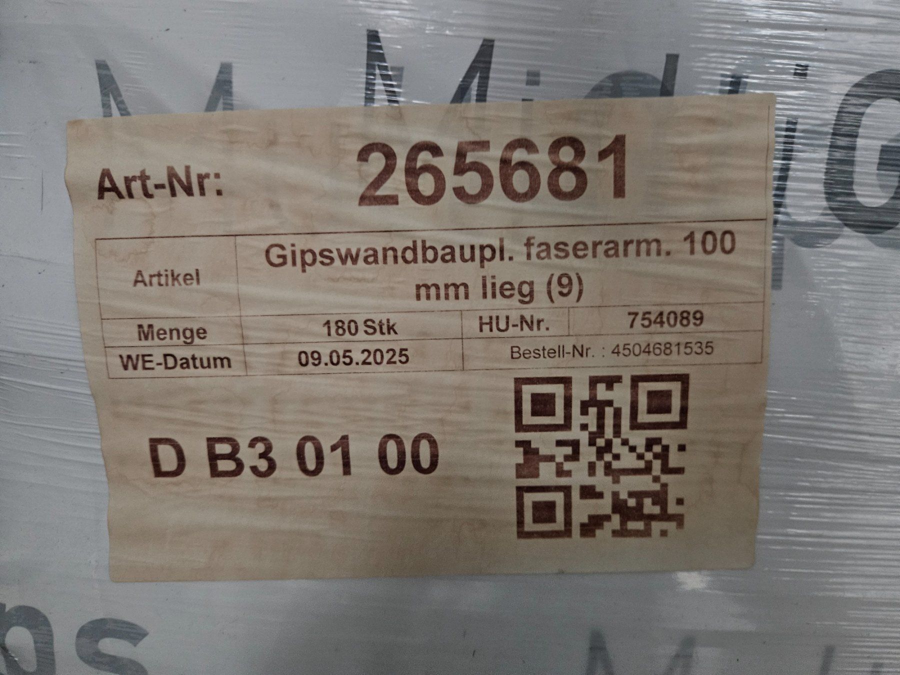 Piatti di portata: Gipsplatten MultiGips G100, 100mm, Neu, Top! – Nuovo (secondo la descrizione) da Oberstammheim venduto da Dachs28 1