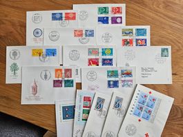 14 FDC 1961 bis 1971 (Kat 115.--) ab nur 9.--
