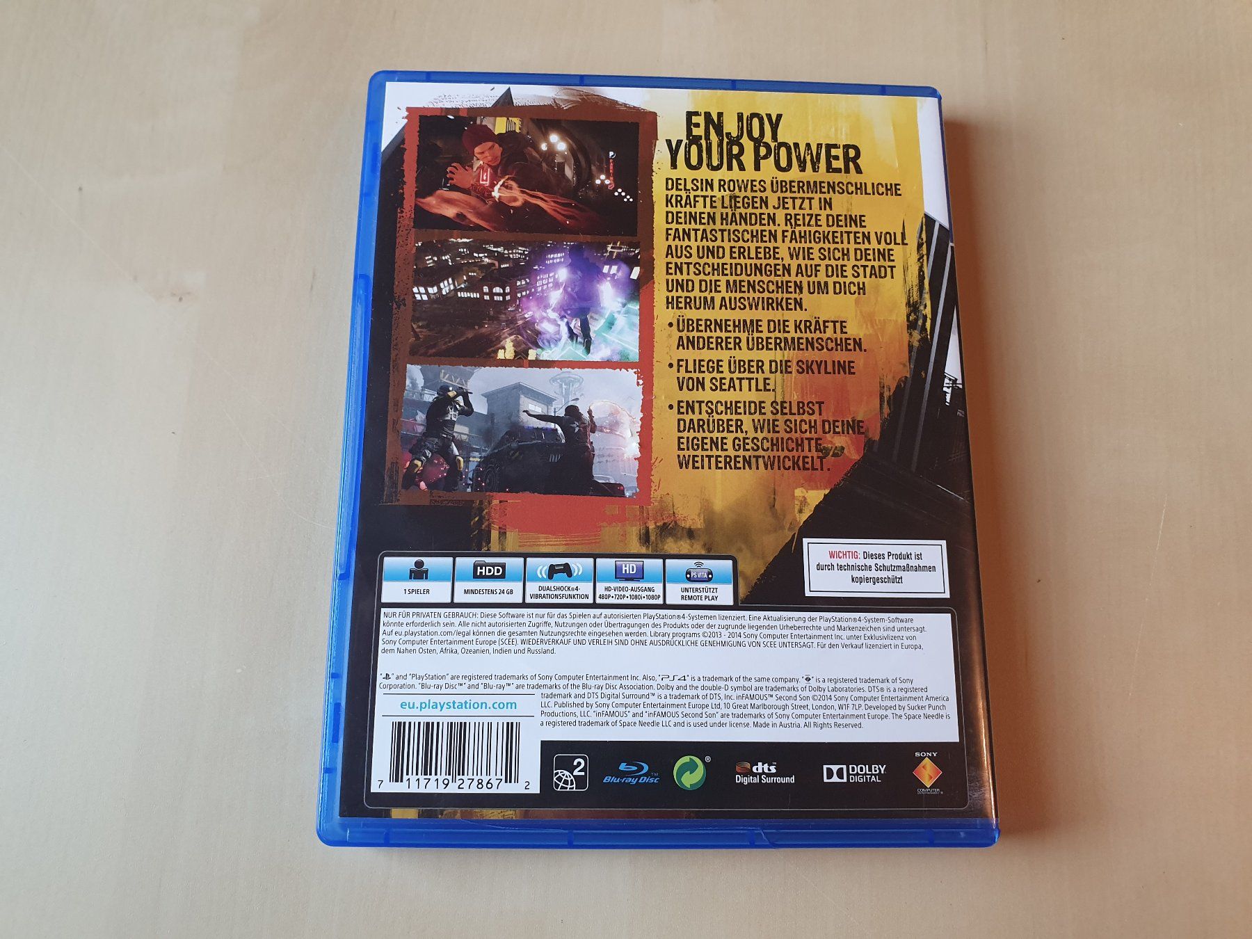 Sony Spiele: Infamous Second Son – Gebraucht aus Stansstad von collectorsshop 1