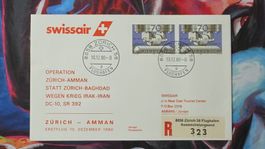 CL36 Enveloppe + Timbre Suisse - Theme Aviation 1980