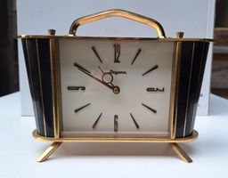 Vintage Dugena Tischuhr, 50/60er Jahre Design.