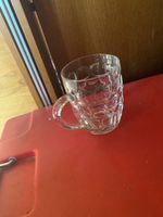 Bierkrug Glas 0.5l gerippt neuwertig