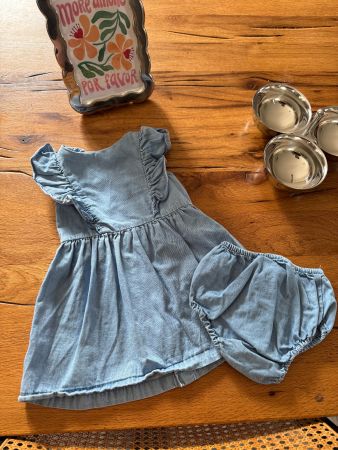 KIABI 💙🩵 joli ensemble robe & bloomer ☀️ 74