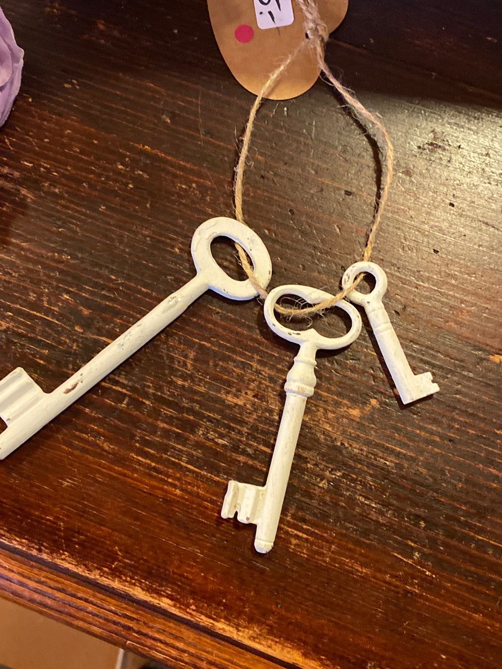Tutte le decorazioni: SHABBY CHIC SCHLÜSSEL,3ER-SET – Nuovo (secondo la descrizione) da Meienried venduto da ManuelaBoutique