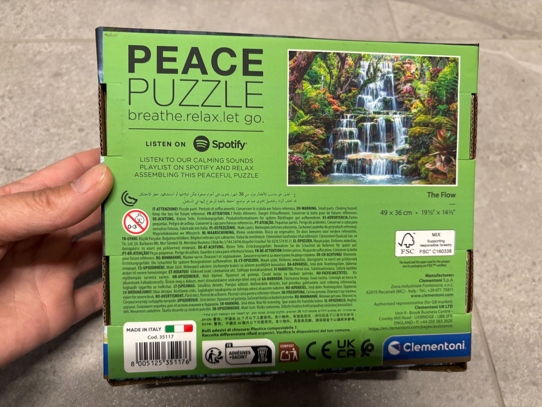 Clementoni Puzzle: Puzzle Clementoni Paisible Cascade 500 pièces – Usato da Salvenach venduto da gwenwywar 1