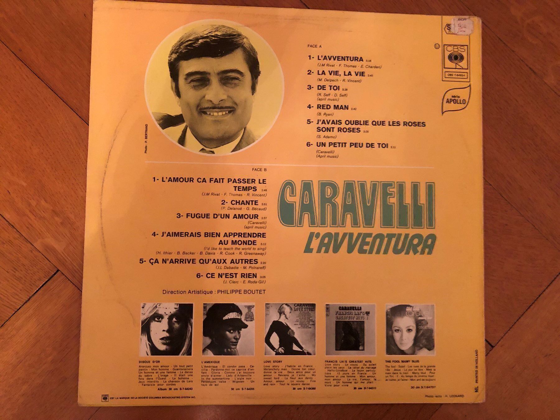 Dischi in vinile: LP. Caravelli. L‘Avventura – Usato da Basel venduto da Cambes 1