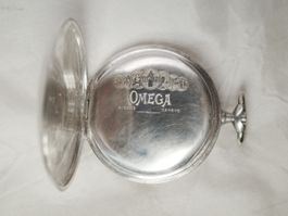 OMEGA Taschenuhr Uhr Silber Taschenuhrgehäuse Gehäuse antik