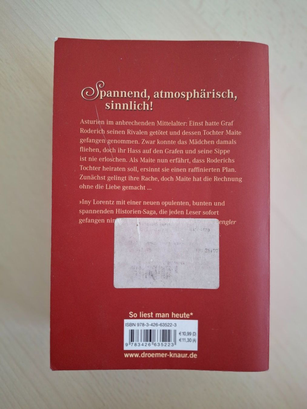 Bücher: 2 historische Romane von Iny Lorentz – Gebraucht aus Walterswil SO von Jerry_maus 4