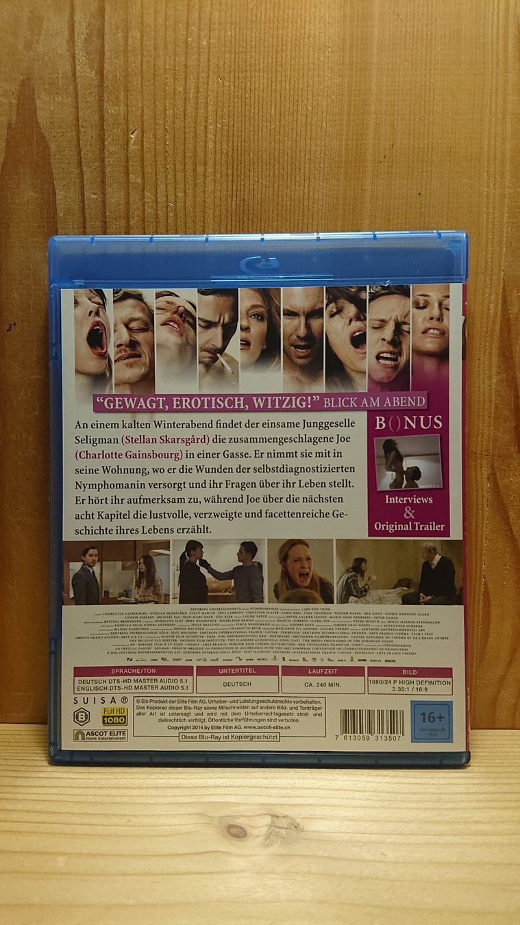 Tutti i DVDs: NYMPHOMANIAC Volume 1 und 2 auf Blu-Ray – Usato da Wilderswil venduto da Exebub 1