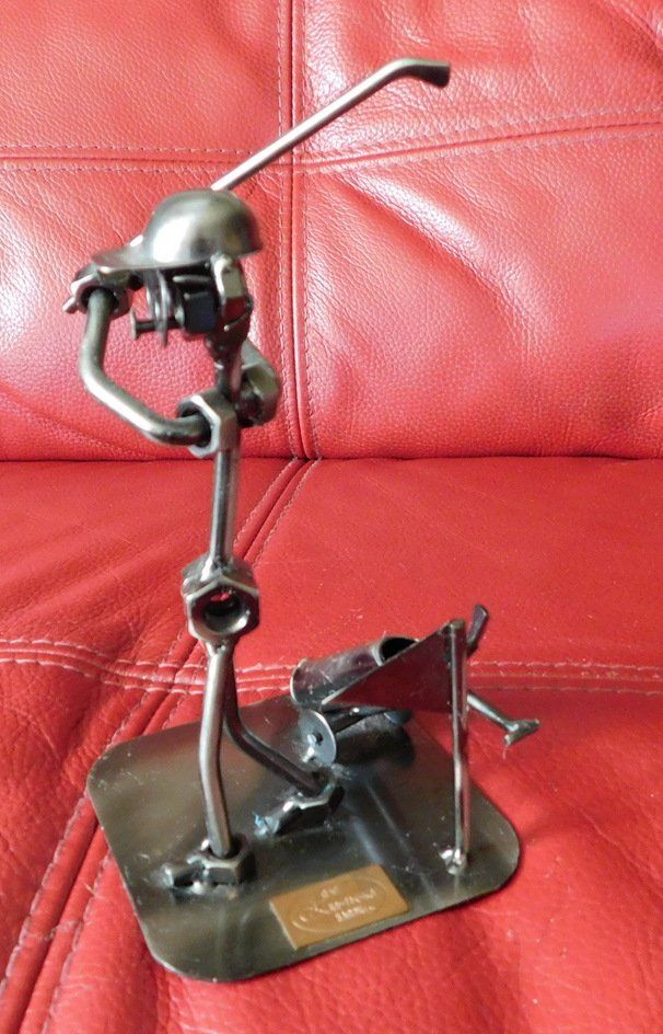 Sculture & Statue: Schraubenmännchen, Golfer – Usato da Villnachern venduto da Schnugelchen 2