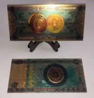 Goldene 100 Bitcoin Note!