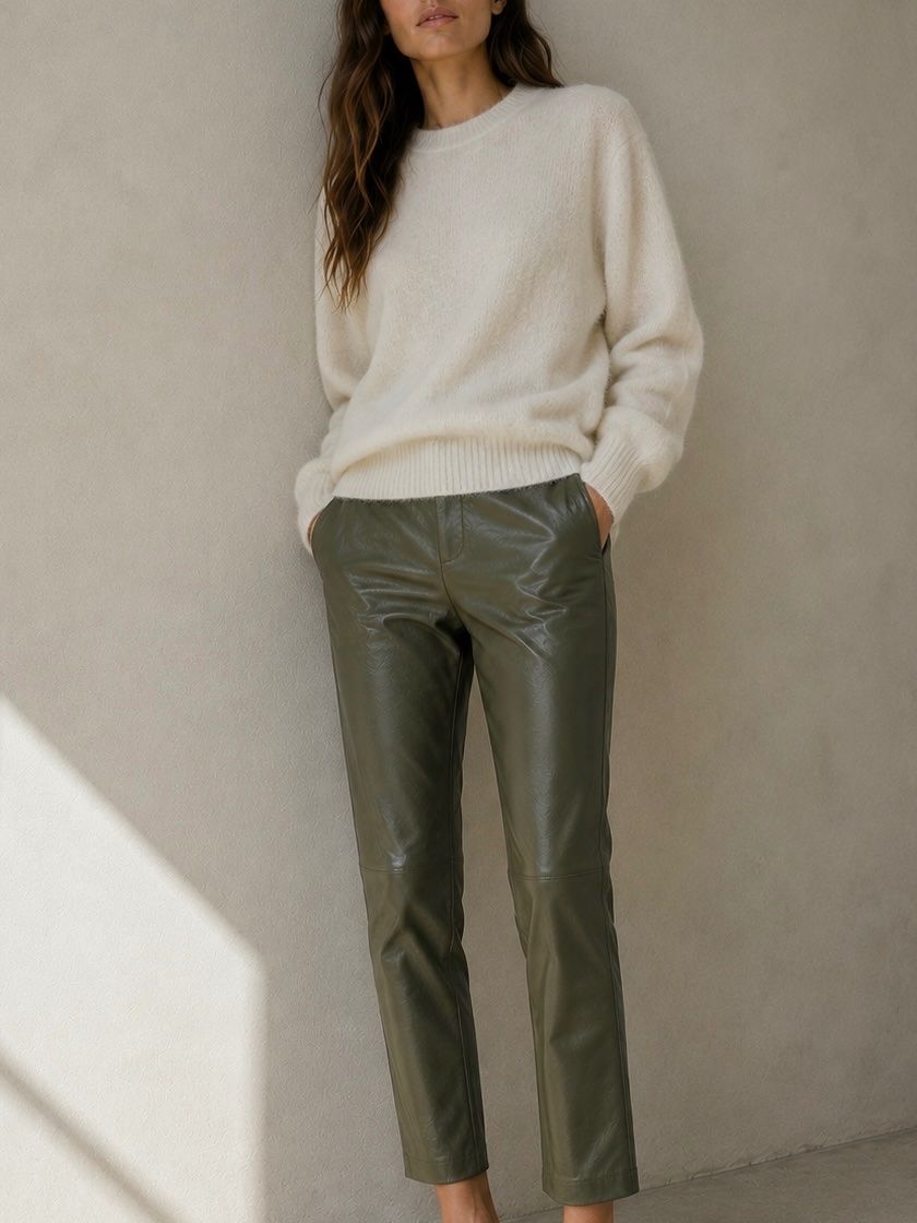 Pantaloni: YOOX Kunstleder Leggings - Gr. M – Usato da Illnau venduto da Monkky
